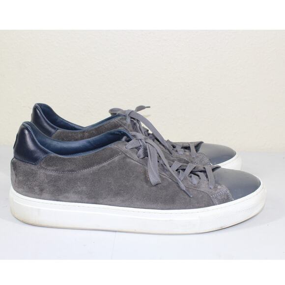 Ungaro Suede Sneakers Trainers EU 45 Gray US 12 - Picture 1 of 5